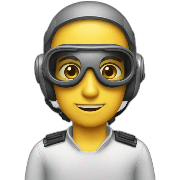 pilot goggle emoji