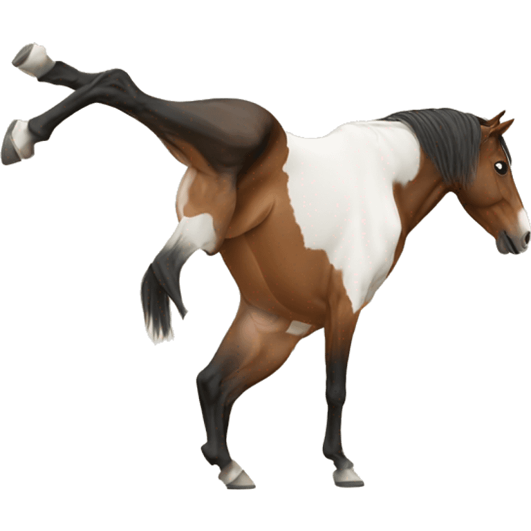 horse doing a handstand  emoji