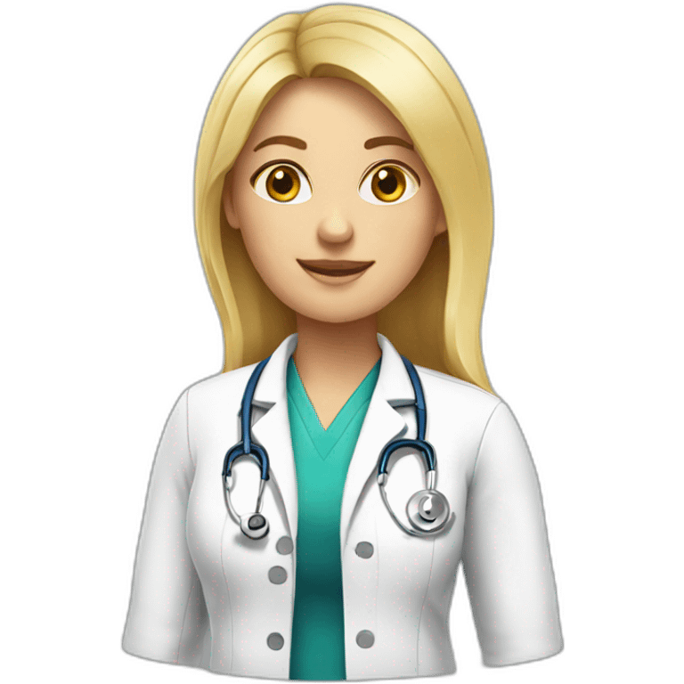 doctor woman blond emoji