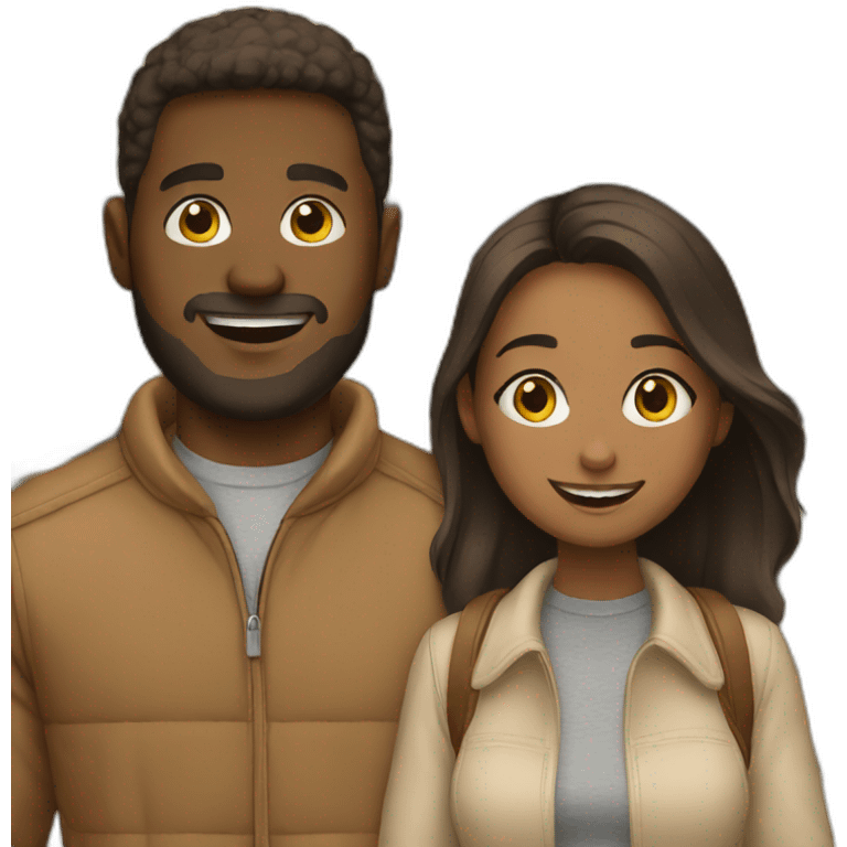 couple shopping together emoji