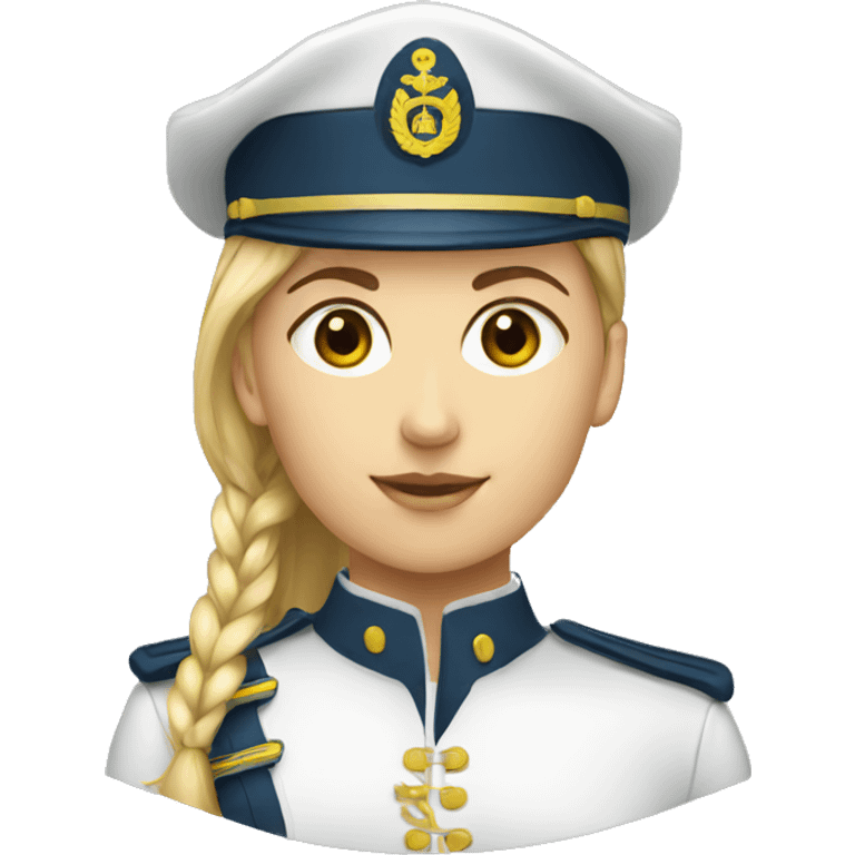 A Female swedish sea cadet  emoji