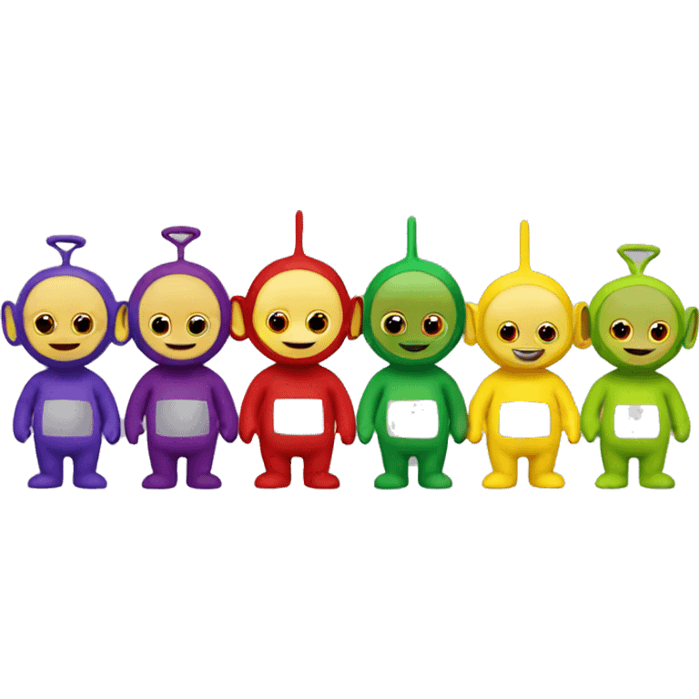 4 Teletubbies emoji