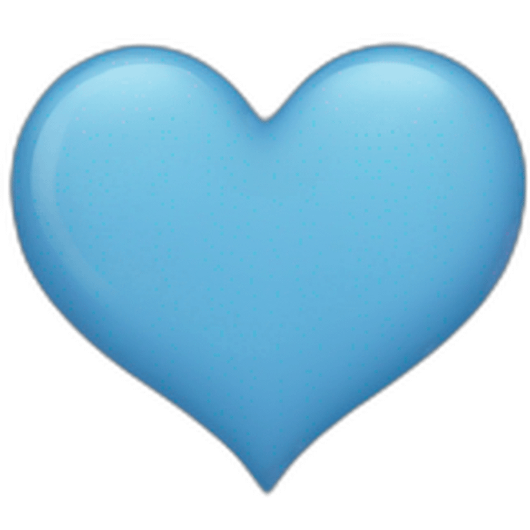 blue heart emoji