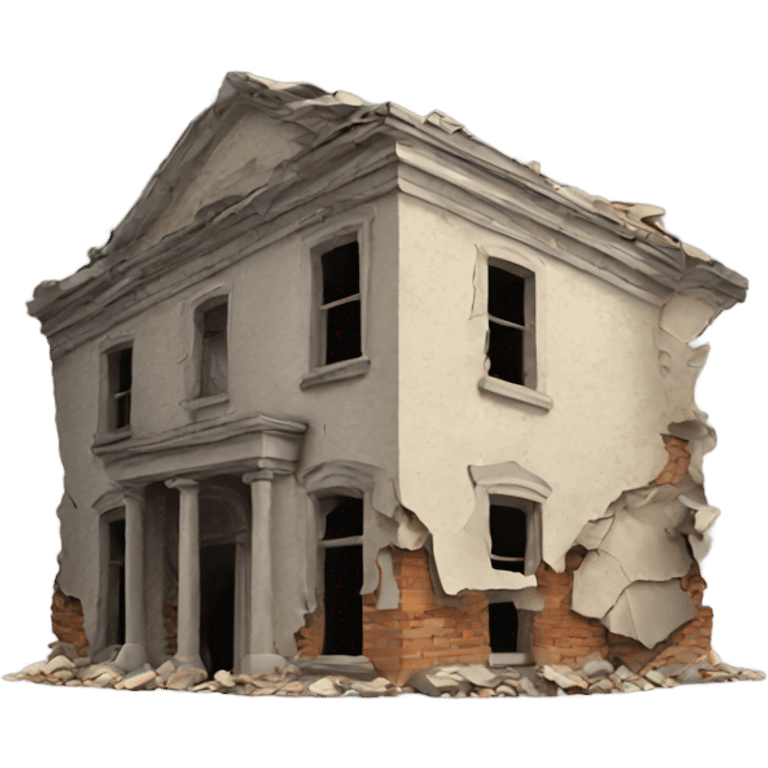 crumbling building emoji