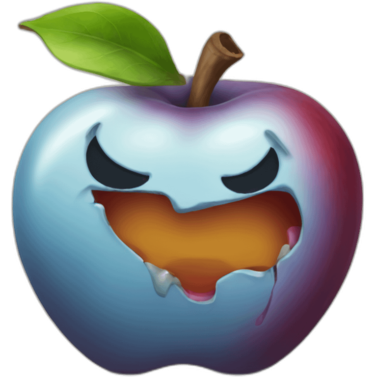 rotten apple emoji