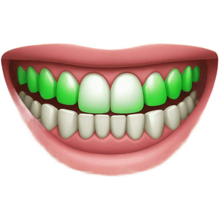 green teeth emoji