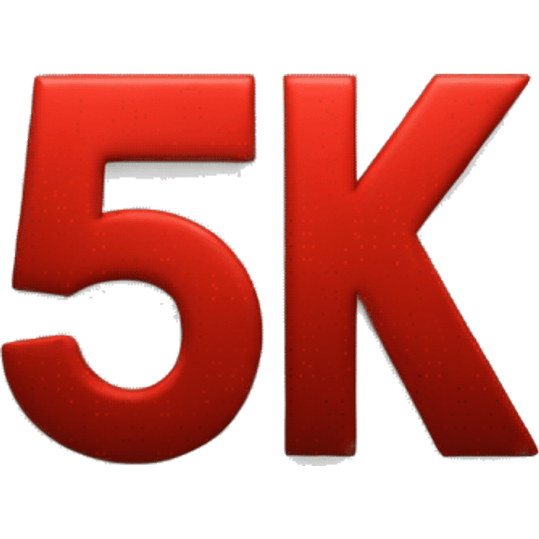 Red text "5k" emoji