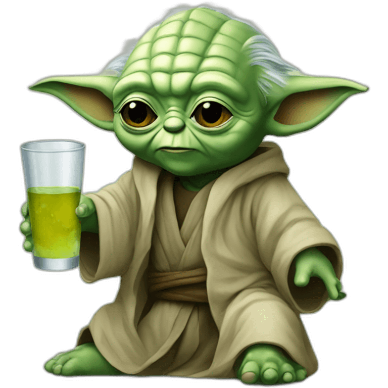 yoda drink vodka emoji