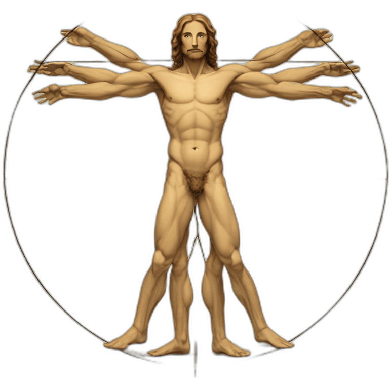 Vitruvian Man emoji