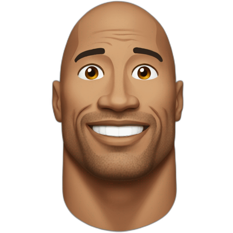 Dwayne Johnson emoji