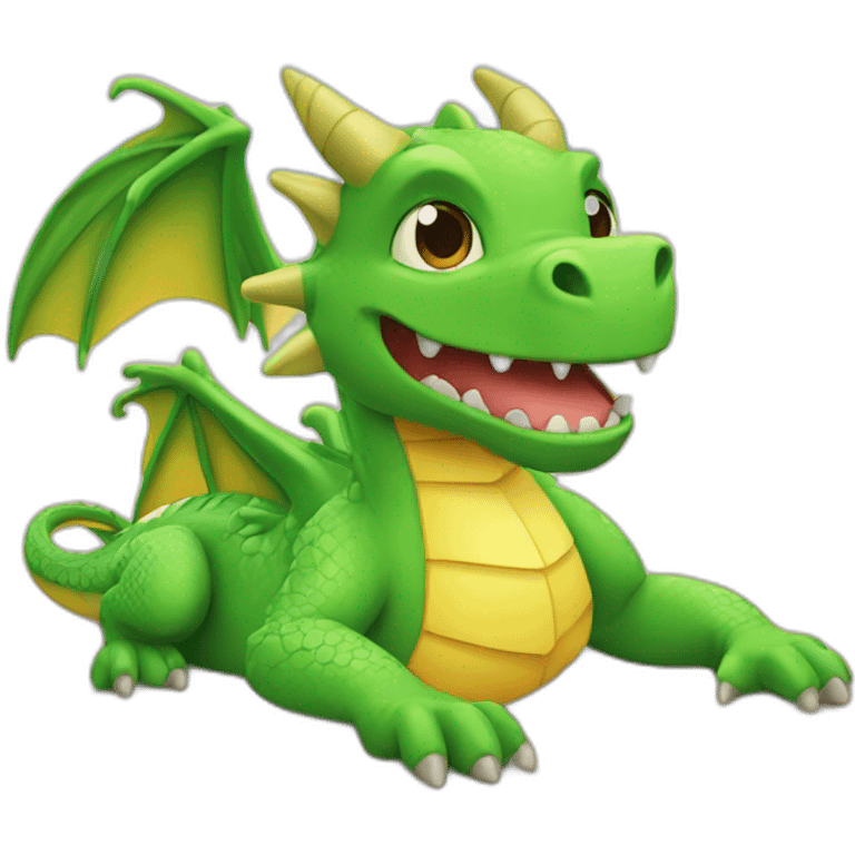 dragon cute vacation emoji