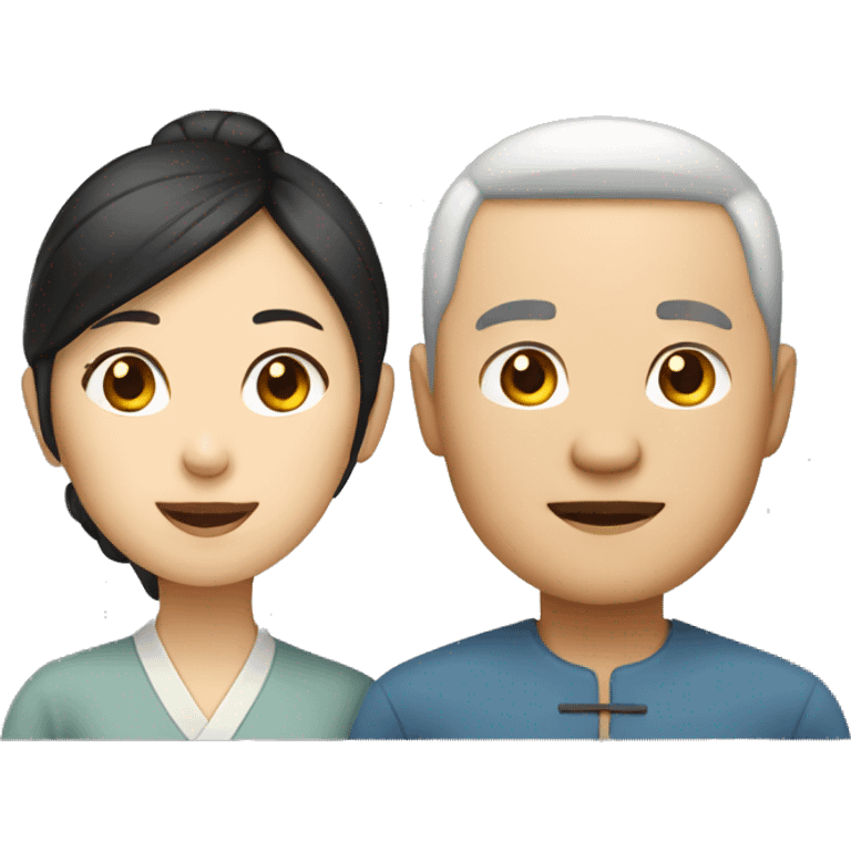 Chinese husband and wife emoji