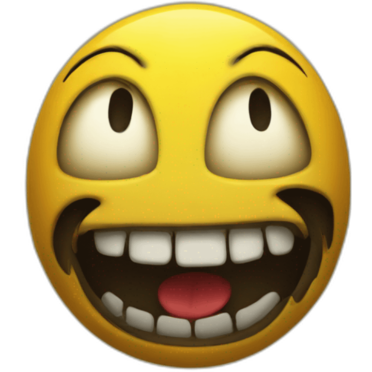 yellow smiley evil emoji