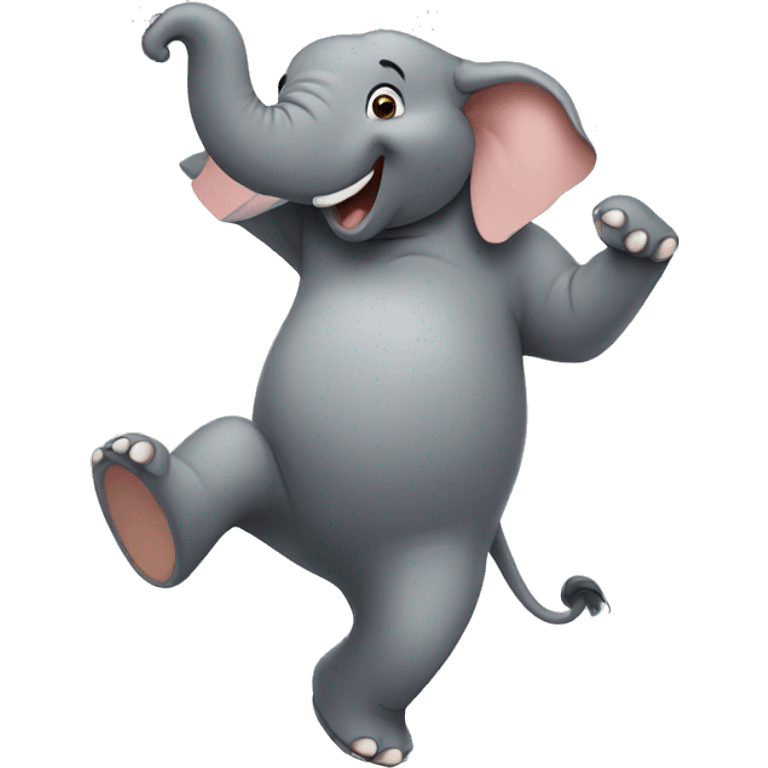 Elephant dancing  emoji