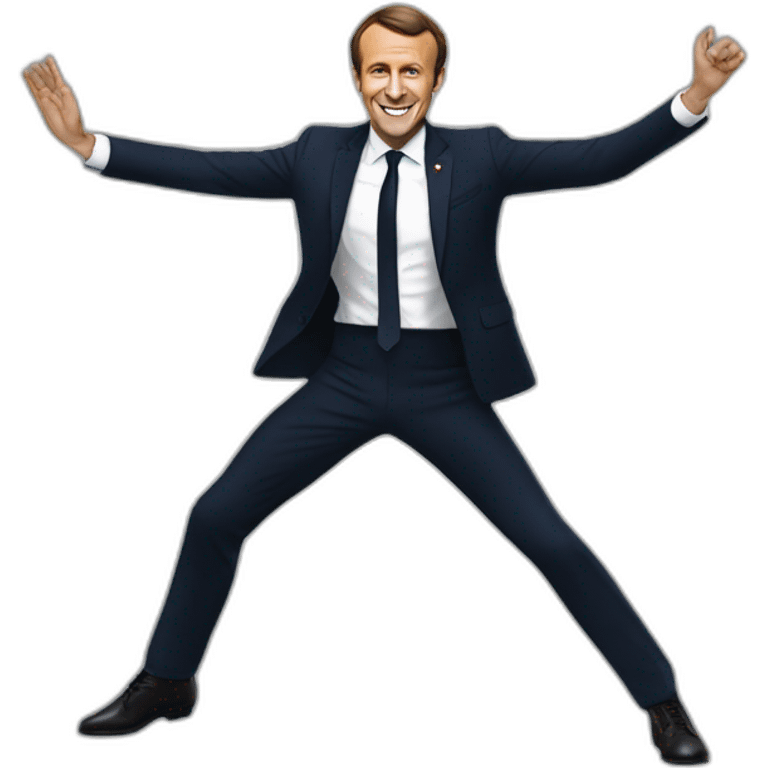 Emmanuel macron danse emoji