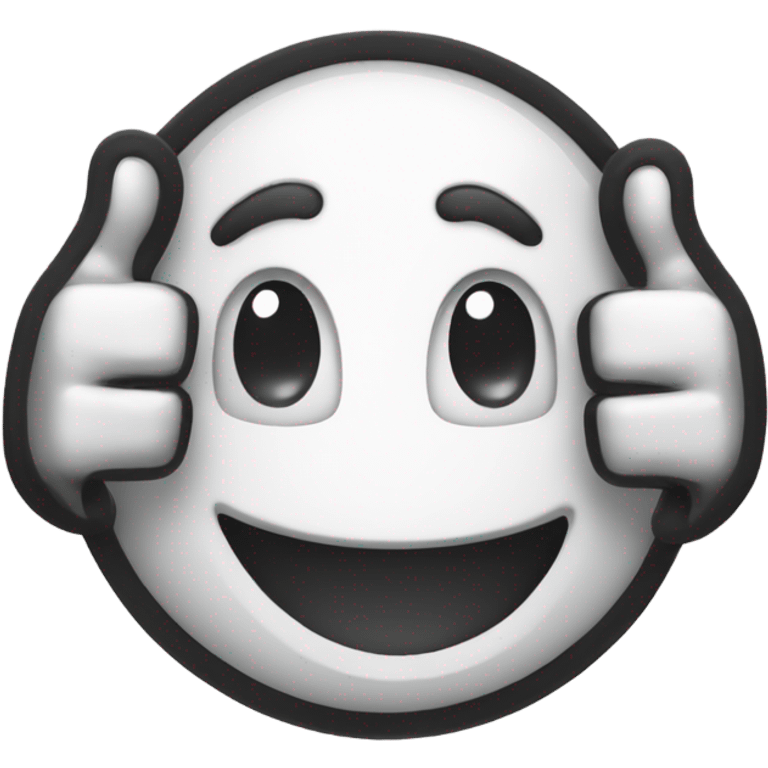 Smiling face with thumbs up emoji