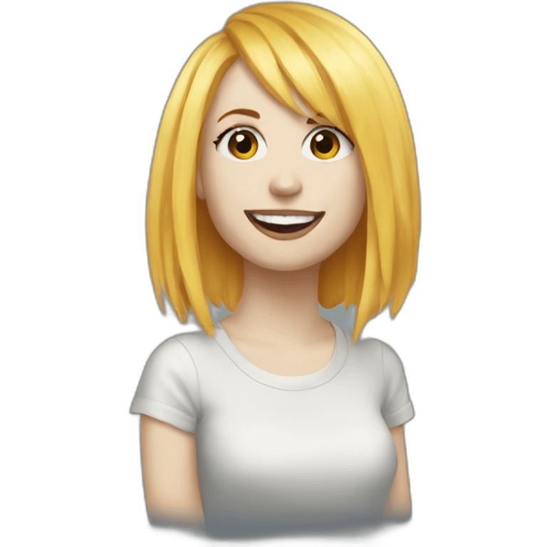 hayley williams blonde emoji