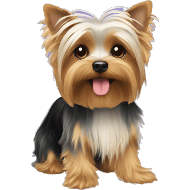 Parti yorkie emoji