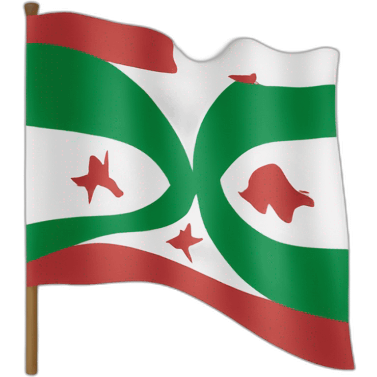 Basque flag (ikurriña) emoji