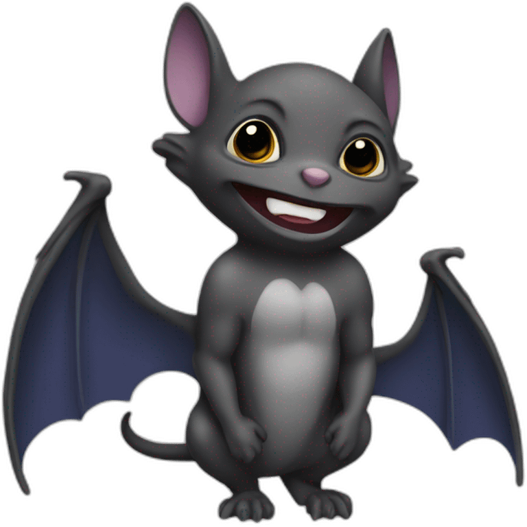 Chauve souris avec sang emoji