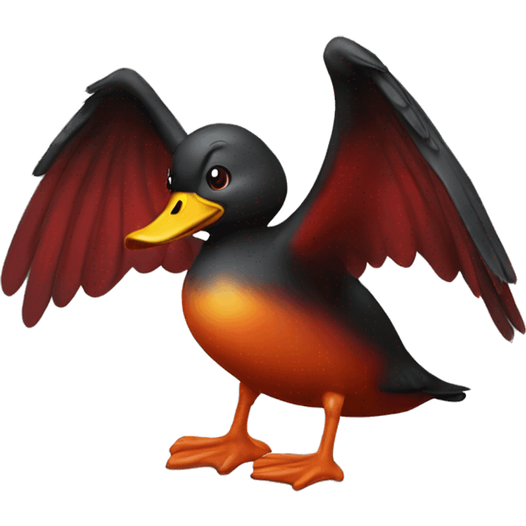 Devil duck  emoji