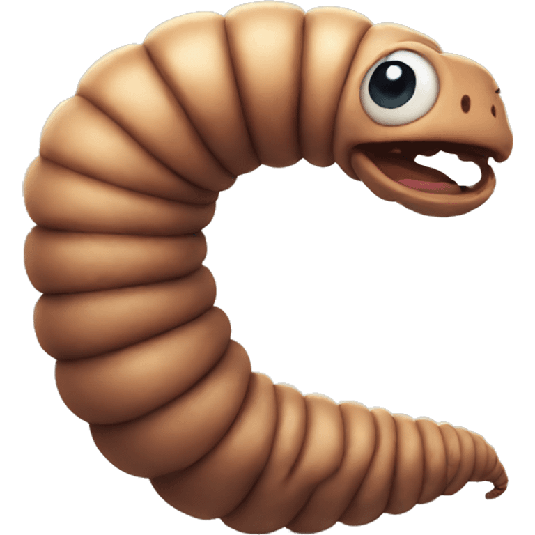 Worm emoji