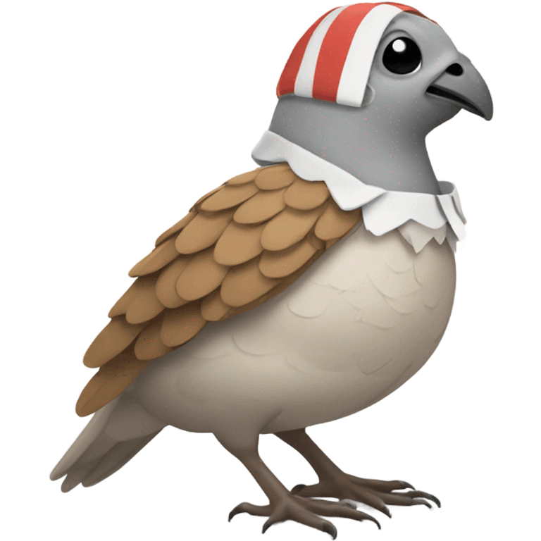 quail bandaged emoji