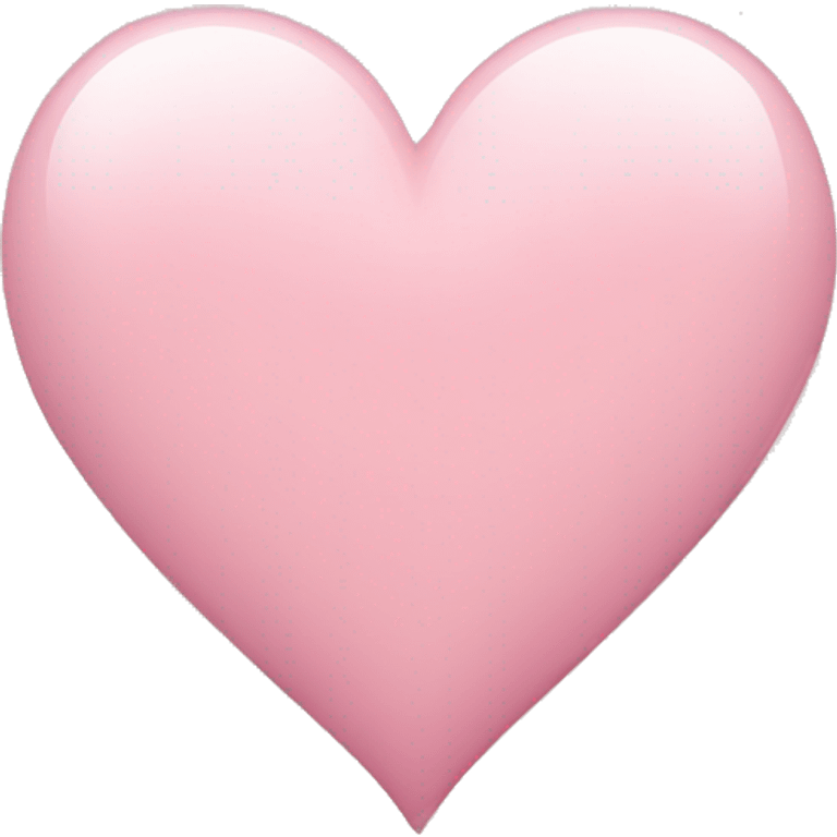 Light pink heart emoji