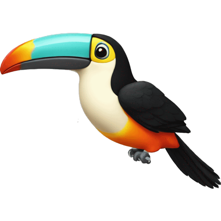 toco toucan flying  emoji