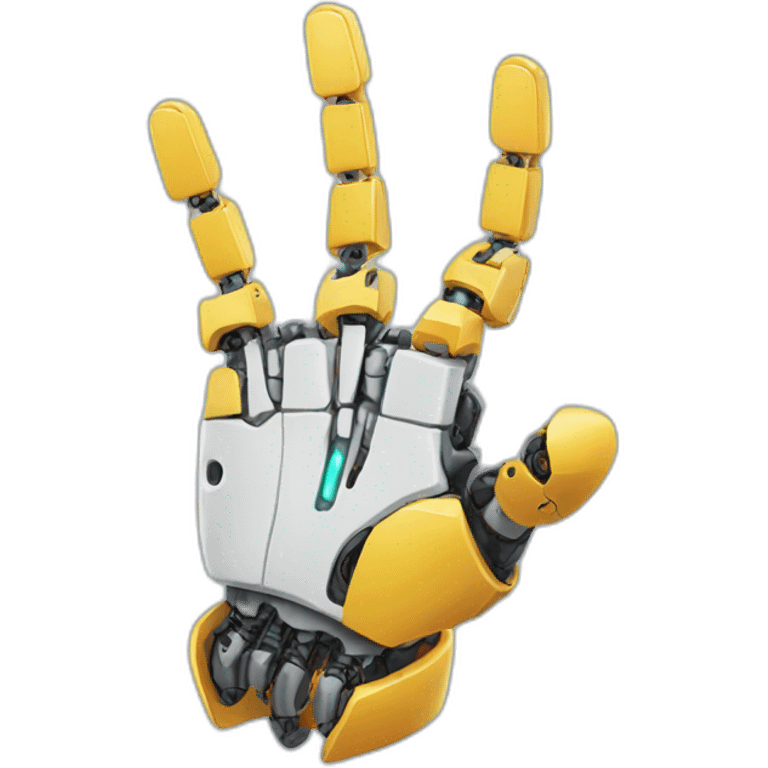 robotic hand emoji