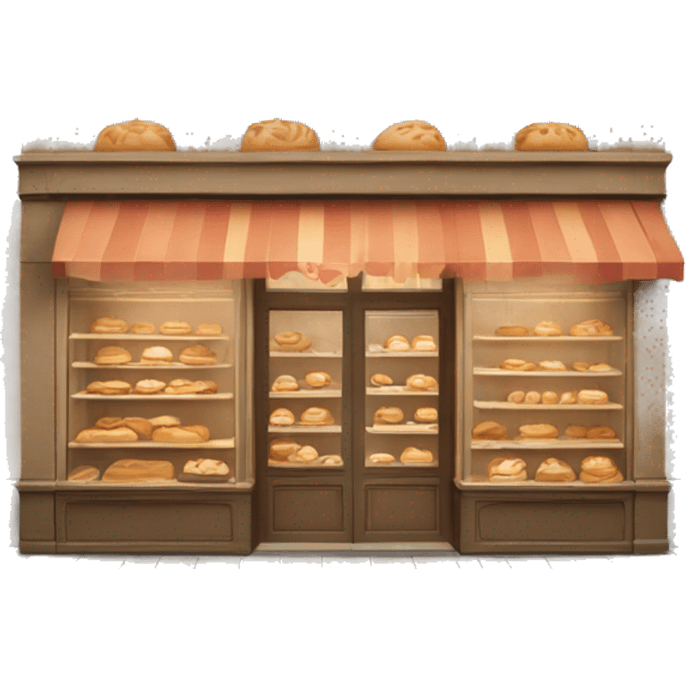 Bakery in french architecture emoji