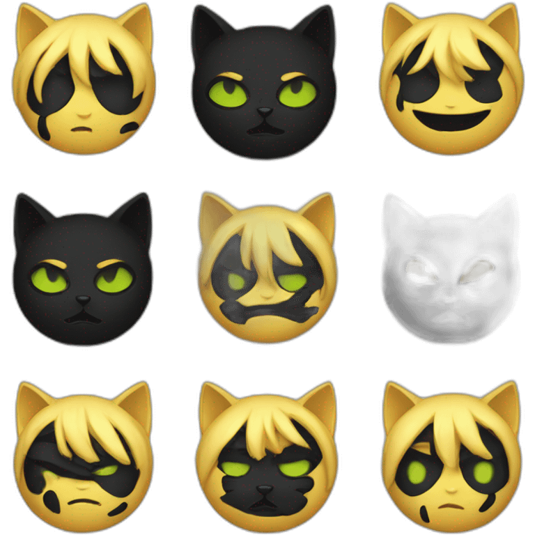 cat noir miraculous emoji