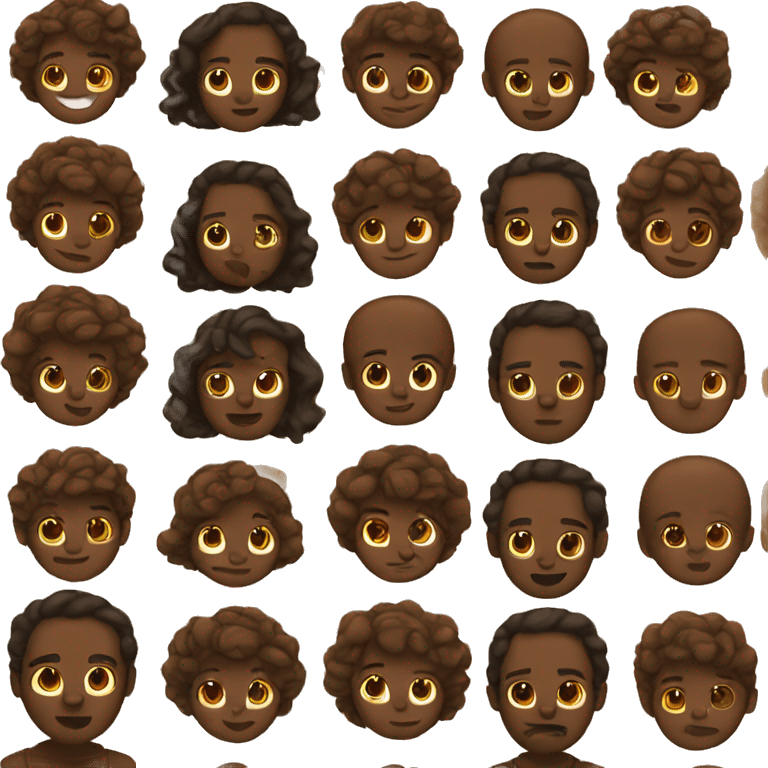 Brown aesthetic  emoji