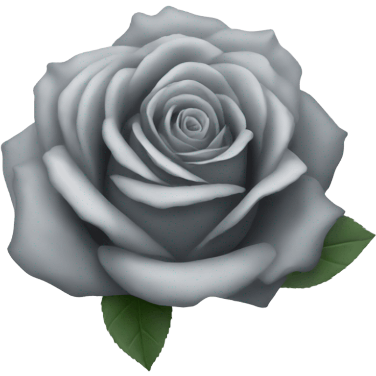 gray rose emoji