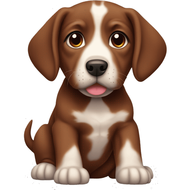 Bordeaux dog puppy emoji