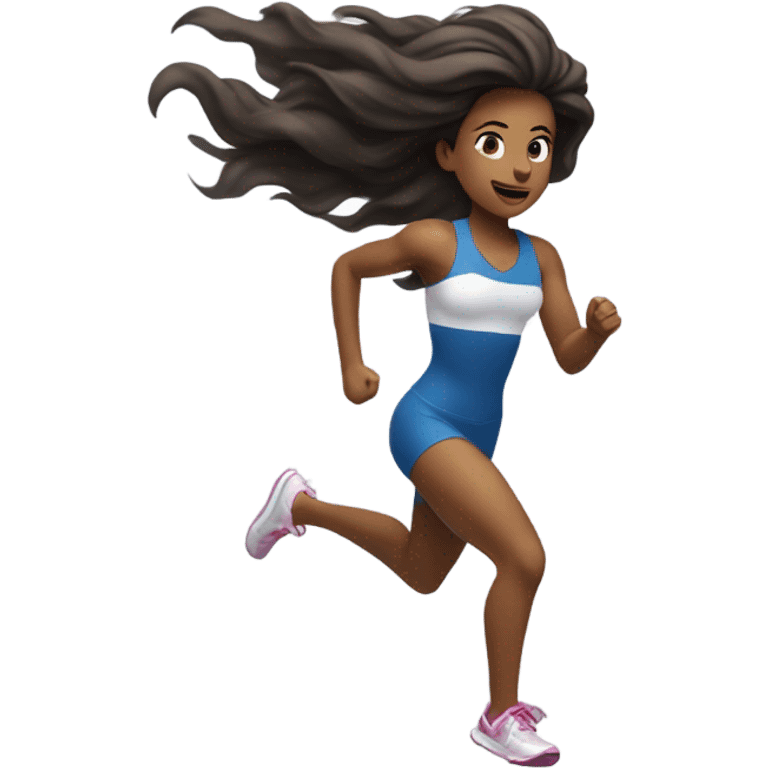 running girl emoji