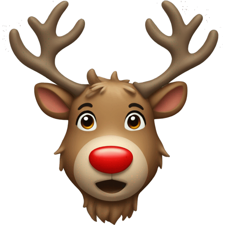 Red Nosed Reindeer emoji