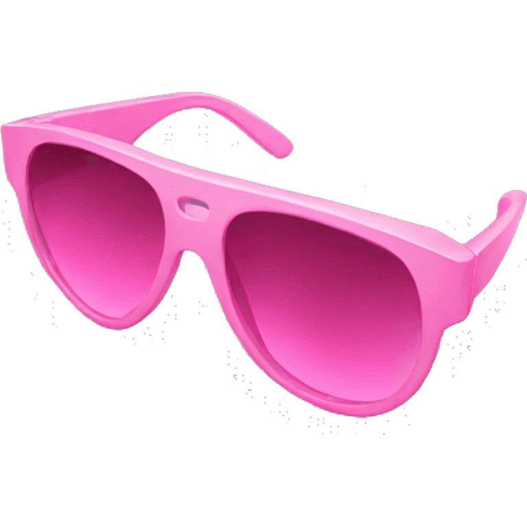 Pink designer sunglasses emoji