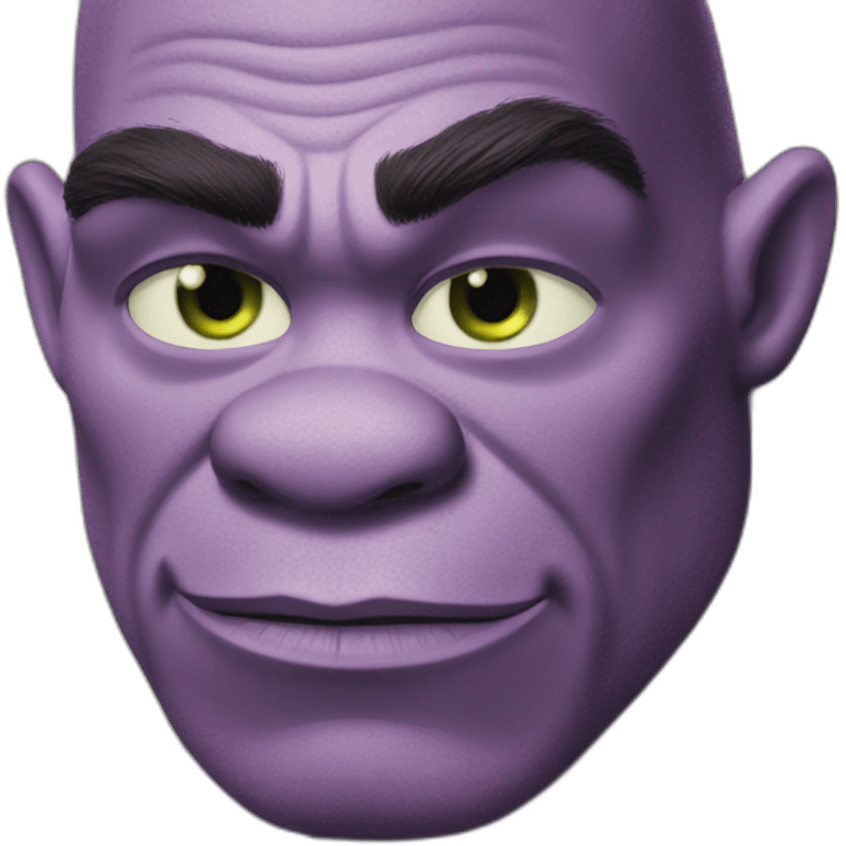 Shrek morado emoji