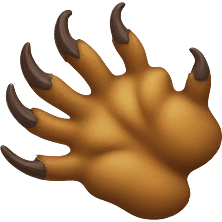 Bear claw emoji