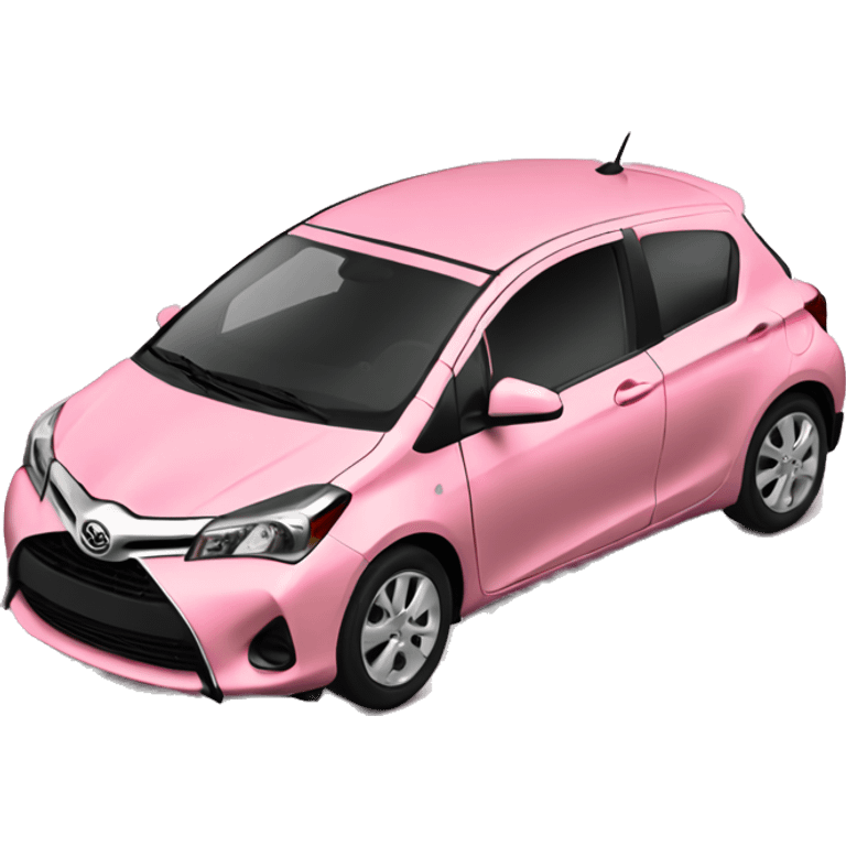 Toyota yaris color rosa emoji