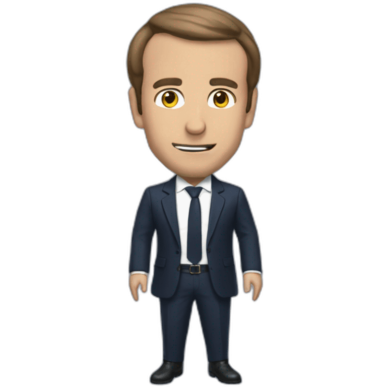 Macron qui rigole emoji