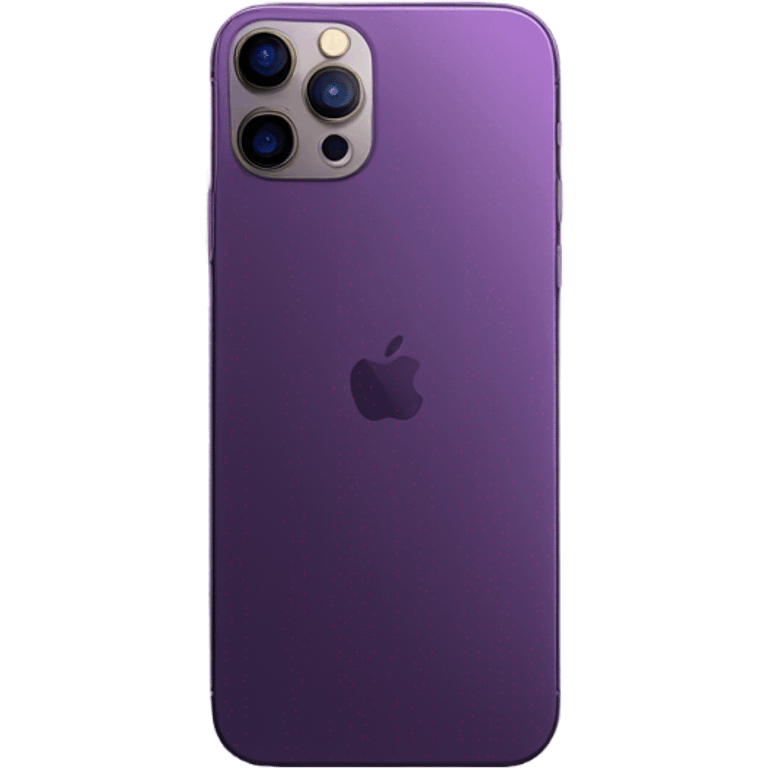 iPhone 14 purple pro max augy emoji