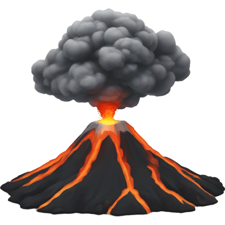 volcano circle emoji