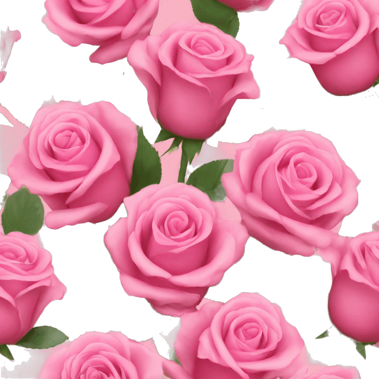 pink roses bouquet emoji