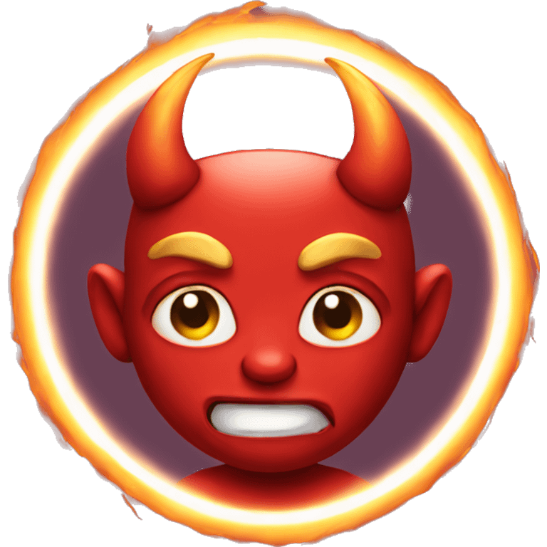 devil with halo  emoji