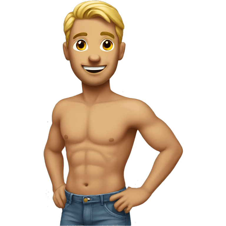 Man with thong emoji