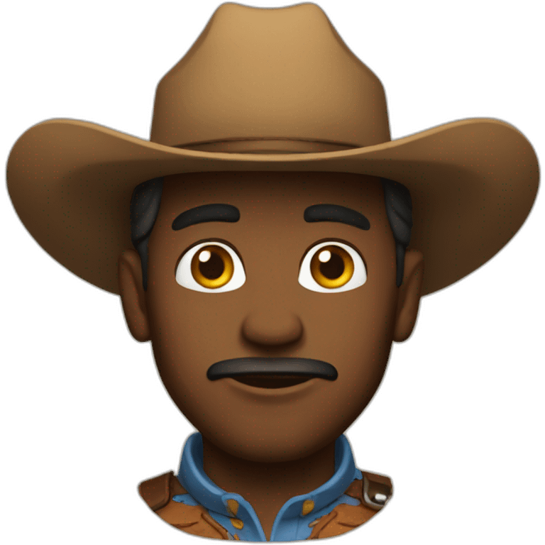 Intelectual cowboy emoji