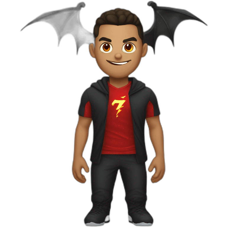 Ronaldo the devil emoji