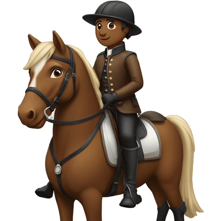 Yurun as equestrian  emoji